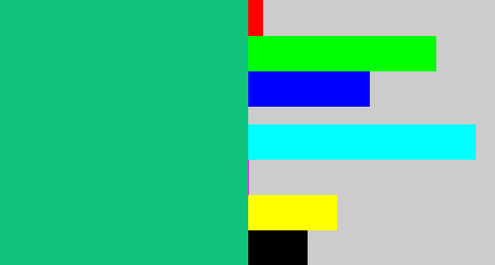 Hex color #10c37d - green teal