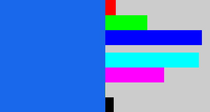 Hex color #1967ea - azul