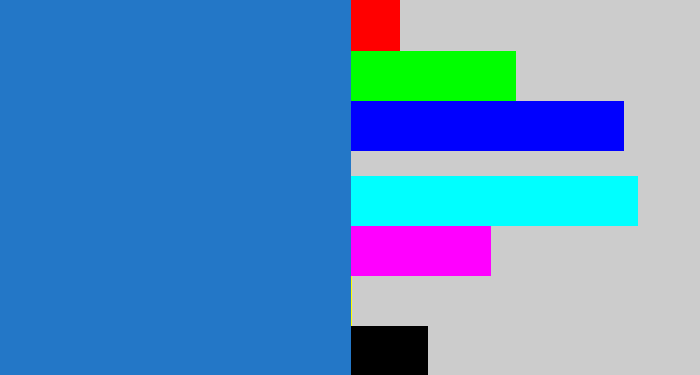 Hex color #2377c7 - bluish
