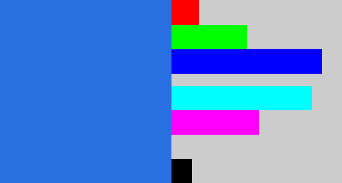 Hex color #286fe1 - azul