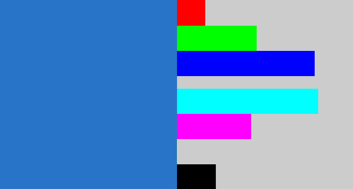 Hex color #2874c8 - bluish