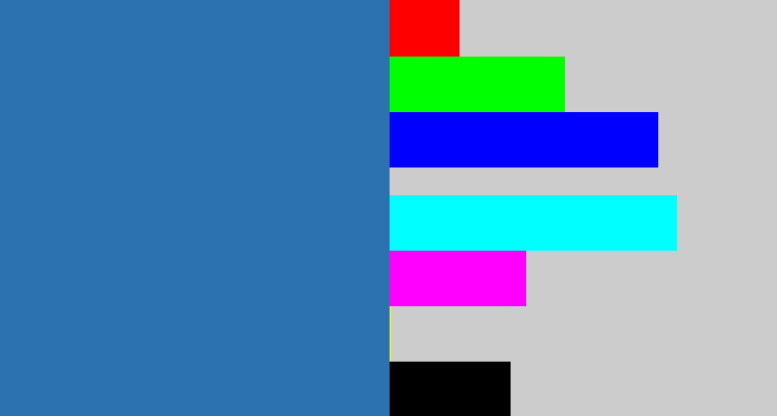 Hex color #2d72b0 - mid blue