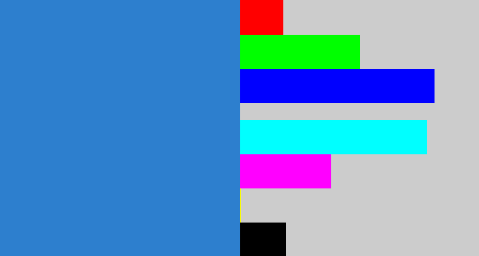 Hex color #2d7fce - windows blue