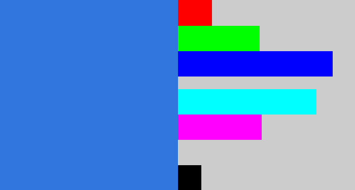 Hex color #3175de - windows blue