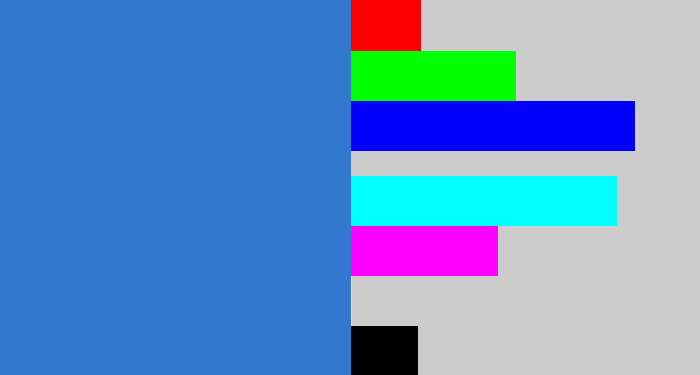 Hex color #3278ce - windows blue