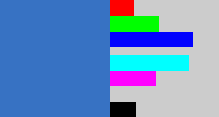 Hex color #3772c3 - windows blue