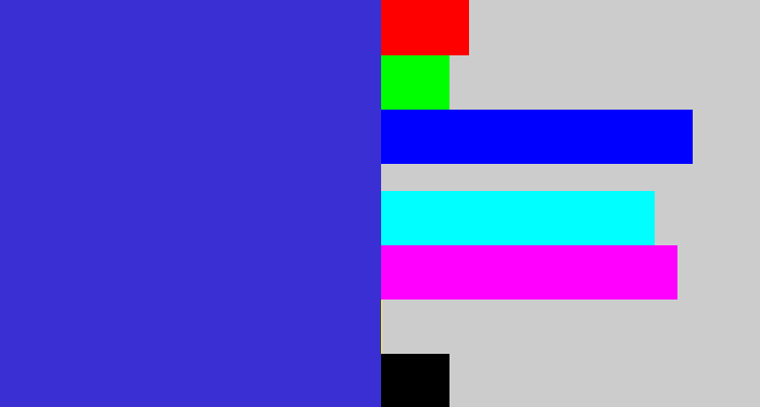 Hex color #3a2fd2 - blurple