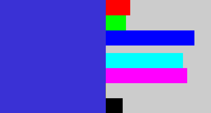 Hex color #3a31d5 - blurple