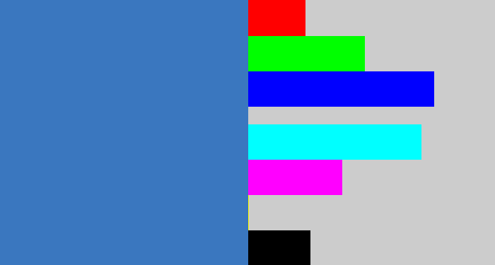 Hex color #3a77bf - windows blue
