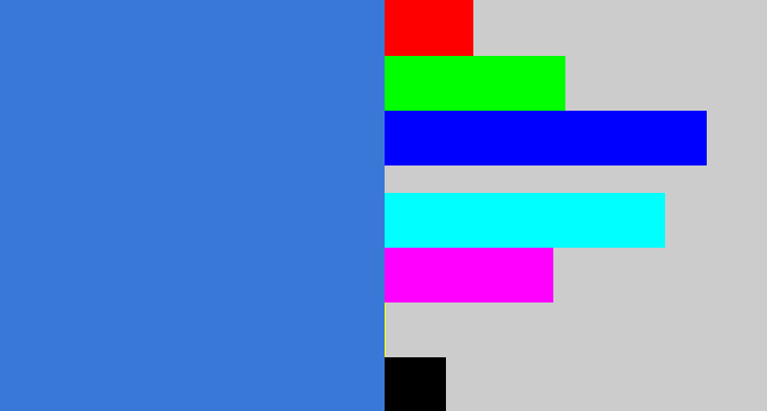 Hex color #3a78d7 - windows blue