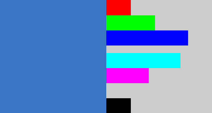 Hex color #3b76c4 - windows blue