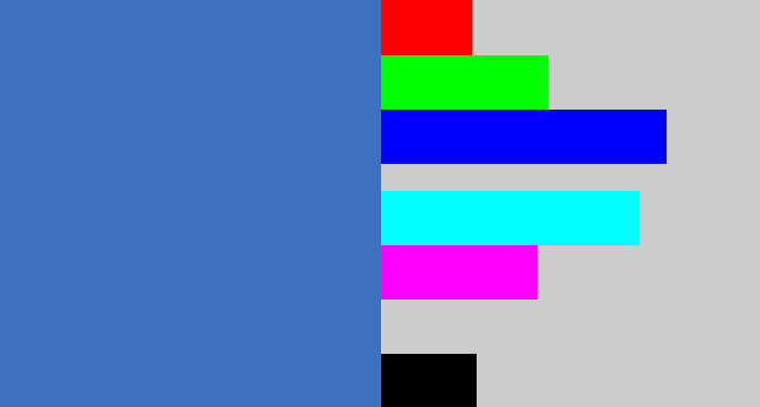 Hex color #3c71be - windows blue