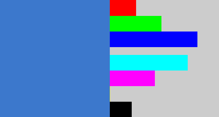 Hex color #3c78cc - windows blue