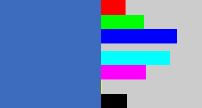Hex color #3d6bbe - windows blue