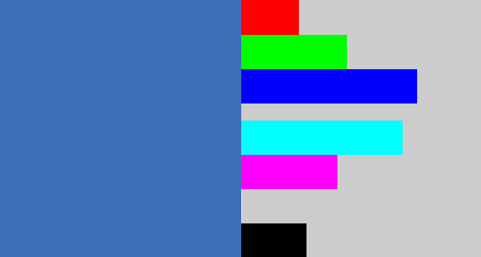 Hex color #3d6fb9 - windows blue