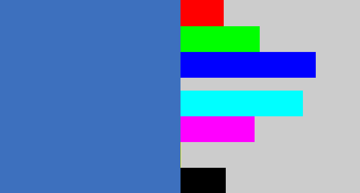Hex color #3d70be - windows blue