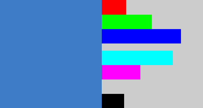 Hex color #3d7dc8 - windows blue