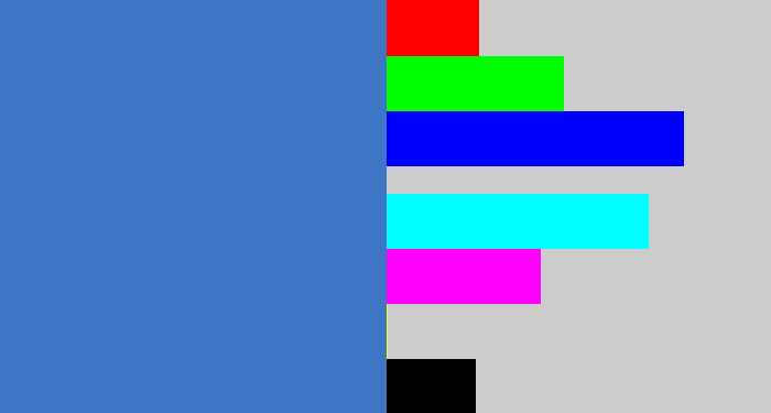 Hex color #3e75c4 - windows blue