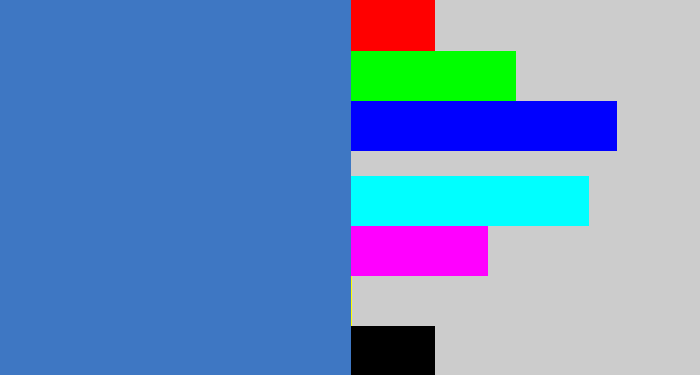 Hex color #3e77c3 - windows blue