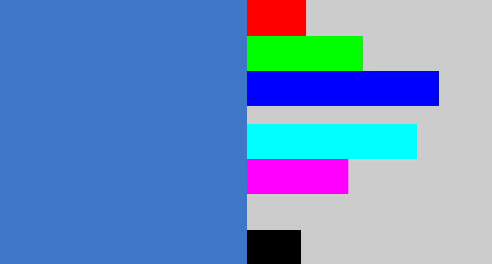 Hex color #3e77c8 - windows blue