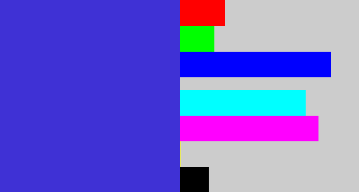 Hex color #3f31d5 - blurple