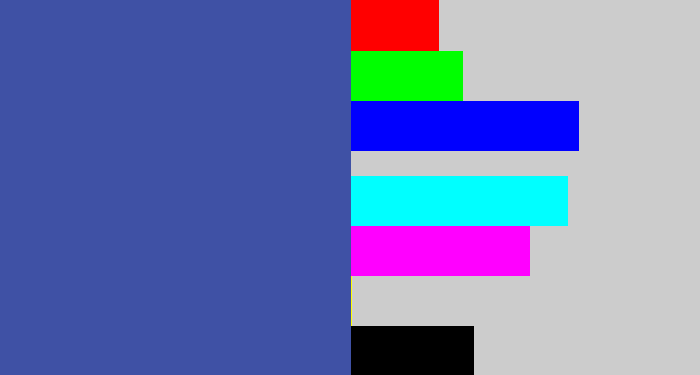 Hex color #3f51a5 - denim blue