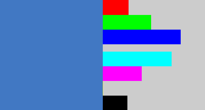 Hex color #4178c3 - windows blue