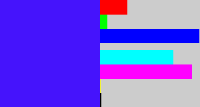 Hex color #4513fc - blue/purple