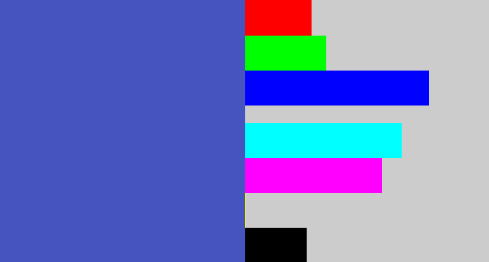 Hex color #4654c0 - warm blue