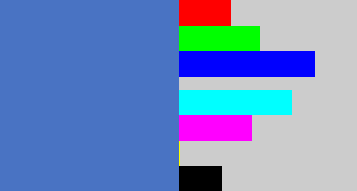 Hex color #4973c3 - windows blue