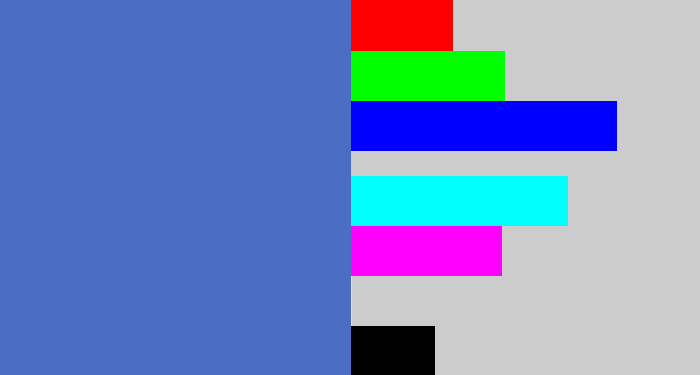 Hex color #4a6fc2 - windows blue