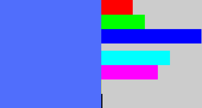 Hex color #506efc - lightish blue