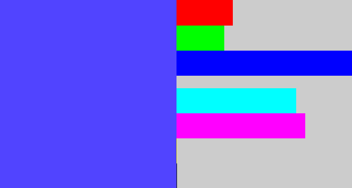 Hex color #5144ff - purpleish blue