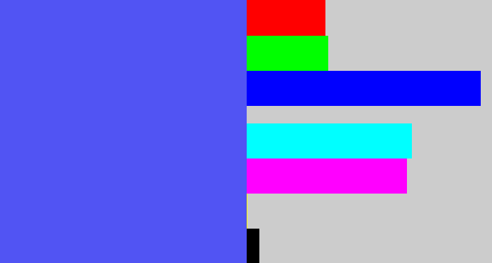 Hex color #5154f3 - warm blue
