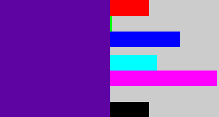 Hex color #5d04a3 - violet blue