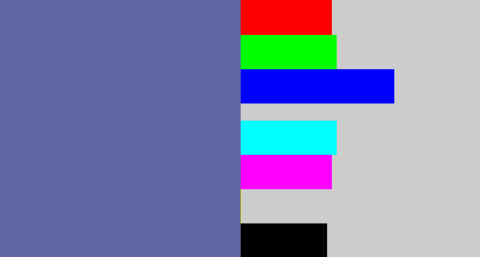 Hex color #6165a3 - slate blue