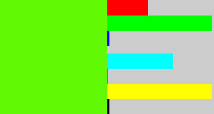 Hex color #61fa04 - bright lime green