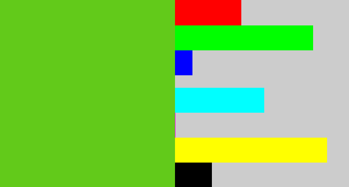 Hex color #62ca1a - green apple