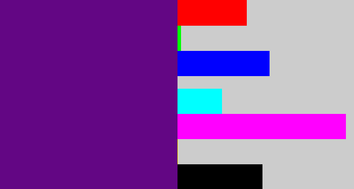 Hex color #630684 - darkish purple