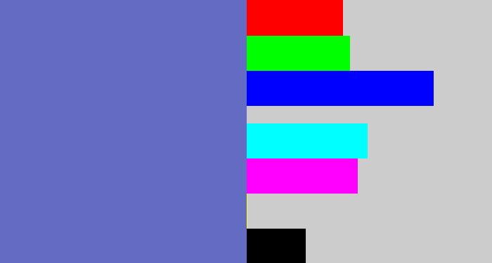 Hex color #636bc2 - iris