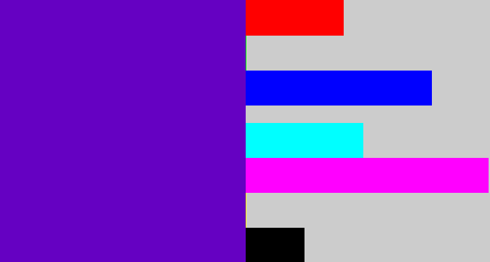 Hex color #6501c2 - violet blue