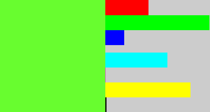 Hex color #68fd2f - toxic green