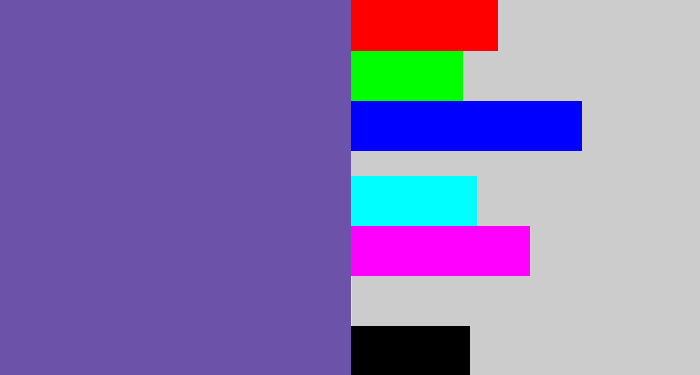Hex color #6c52a9 - iris