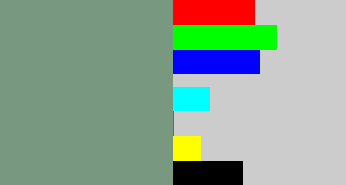 Hex color #78987f - greeny grey
