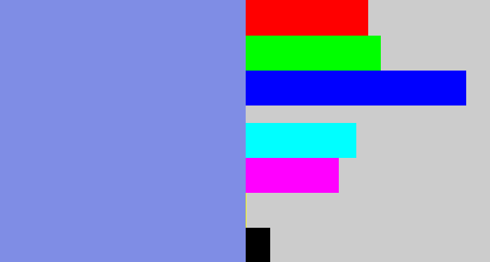 Hex color #7f8de5 - perrywinkle
