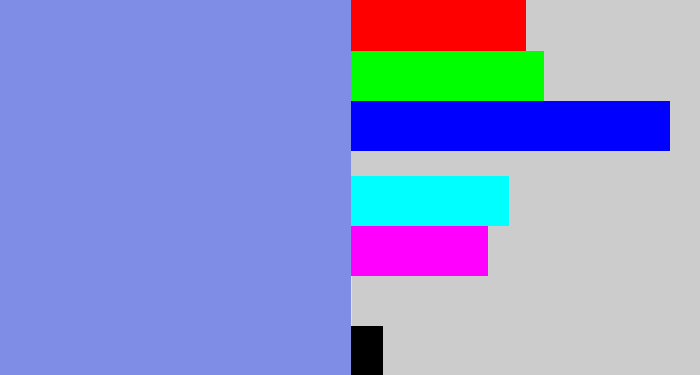 Hex color #7f8de7 - perrywinkle