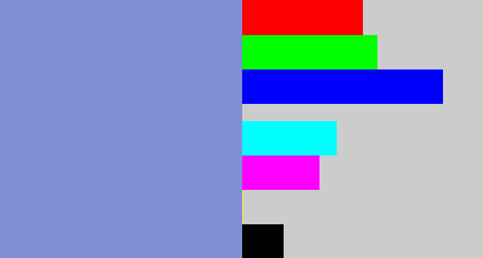 Hex color #808fd3 - perrywinkle