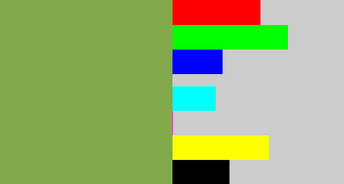 Hex color #81ab4b - asparagus