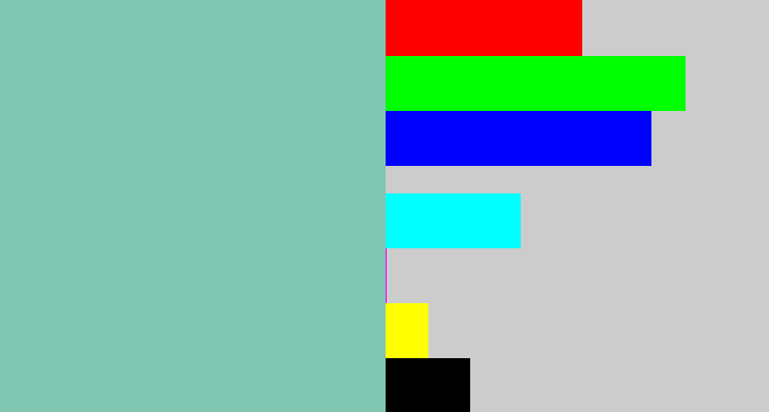 Hex color #81c6b1 - pale teal