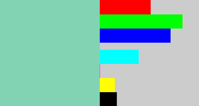 Hex color #81d3b4 - pale teal